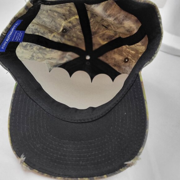 Atlanta Fire District Mossy Oak Camo Hat Adjustable One Size Port Authority - Picture 2 of 14